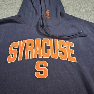Syracuse University Orange Stadium Athletics Mens XL Navy Blue Hoodie Pullover